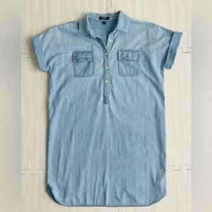 CHAPS PETITE Denim Popover dress